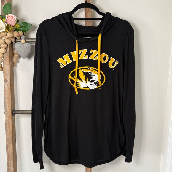 Colosseum Missouri Tigers Mizzou Light Hoodie Sweatshirt Size Medium - Picture 1 of 8